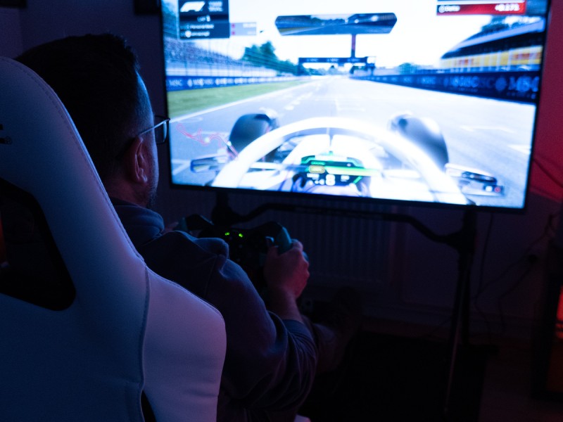 Car racing simulator in Cluj