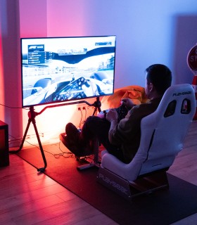 Car racing simulator in Cluj