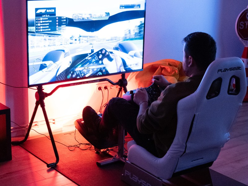 Car racing simulator in Cluj