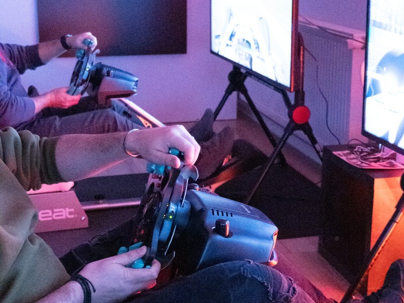Car racing simulator in Cluj