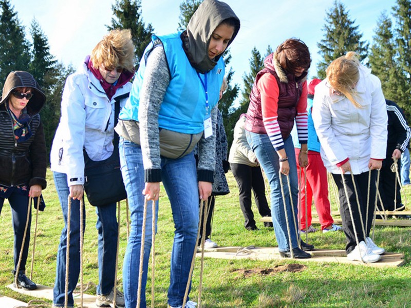 Outdoor teambuilding games, in Sibiu