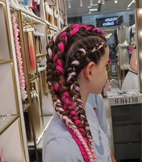 Transform your look with vibrant and colorful braids