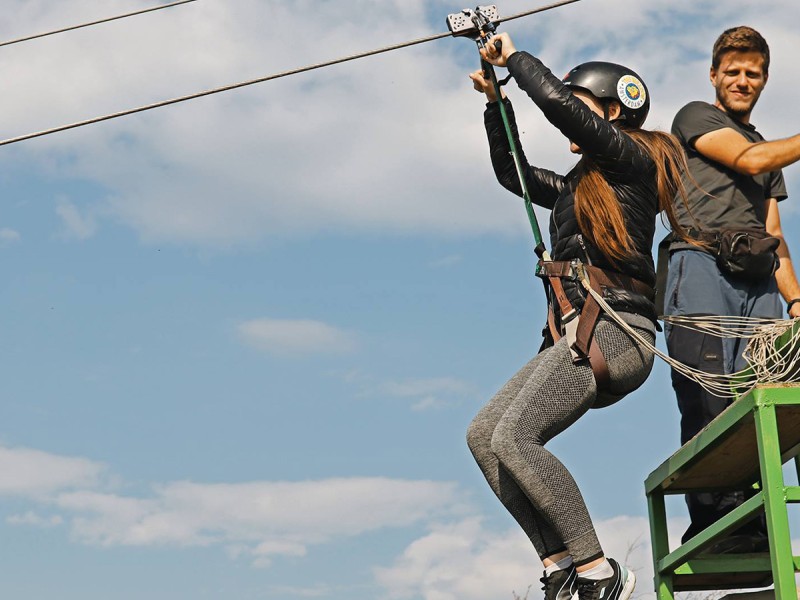 Corporate adventure at Tiroliana in Cheile Turzii