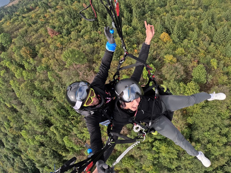 Your flight, your story - Tandem paragliding over Bunloc or Postavaru