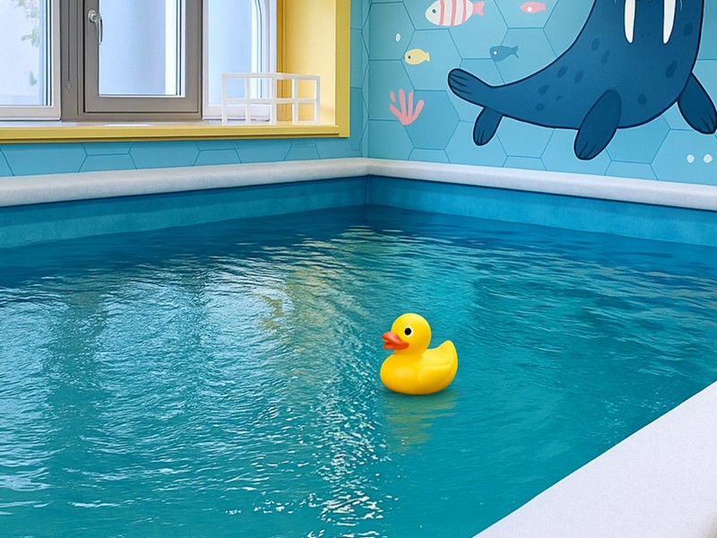 Aquatic gymnastics in a pool dedicated exclusively to your baby, in Bucharest