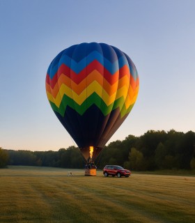 The sky is the limit in a hot air balloon, near Bucharest