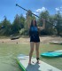 Stand up paddle - vasleste pe placa de surf in delta Neajlovului