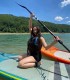 Stand up paddle - vasleste pe placa de surf in delta Neajlovului