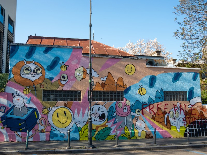 Tur de graffiti si arta murala, in Bucuresti