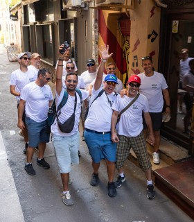 Tour of bars in the center of Bucharest at the bachelor party