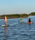 Stand up paddle - vasleste pe placa de surf in delta Neajlovului