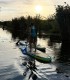 Stand up paddle - vasleste pe placa de surf in delta Neajlovului