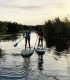 Stand up paddle - vasleste pe placa de surf in delta Neajlovului