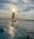 Stand up paddle - vasleste pe placa de surf in delta Neajlovului