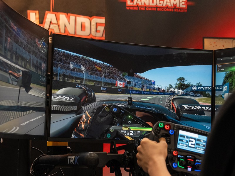 Maximum adrenaline in the Cuj racing simulator