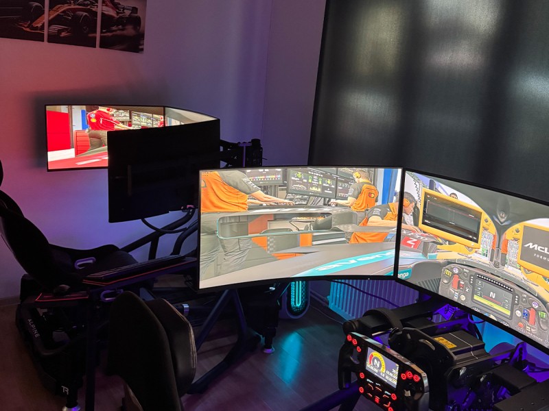 Experience authentic sports driving with a professional racing simulator in Cluj