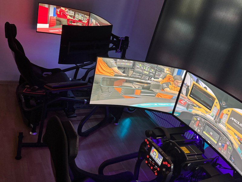 Experience authentic sports driving with a professional racing simulator in Cluj