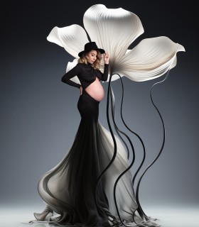 Maternity photo shoot - gift for a mother-to-be