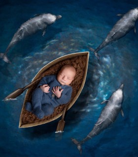 Artistic photo shoot for newborns