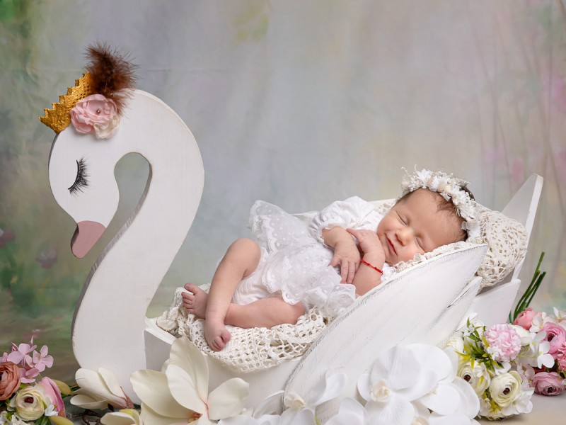 Artistic photo shoot for newborns