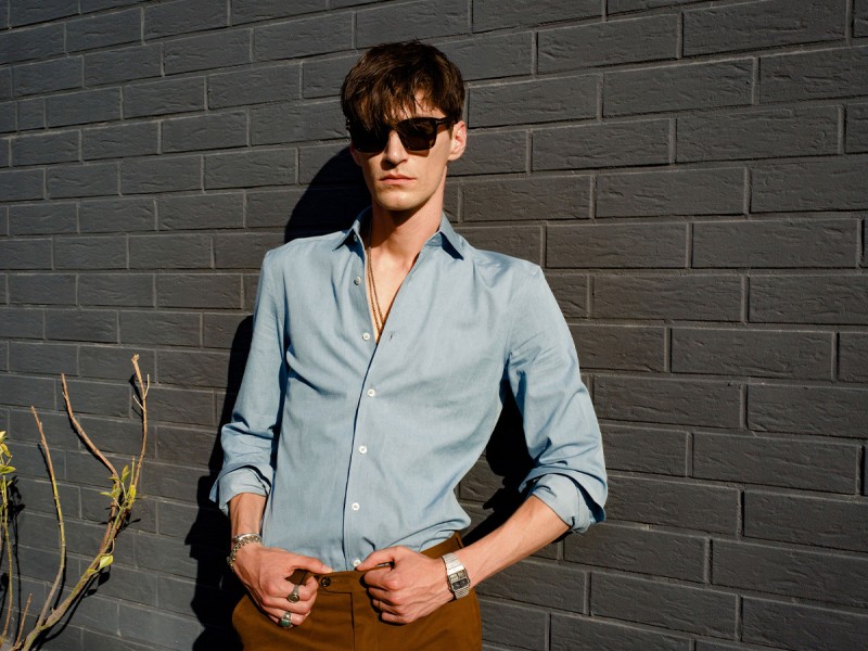 Bespoke Men's Shirt: Handcrafted in Italy, in Bucharest