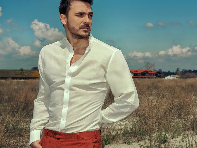 Bespoke Men's Shirt: Handcrafted in Italy, in Bucharest
