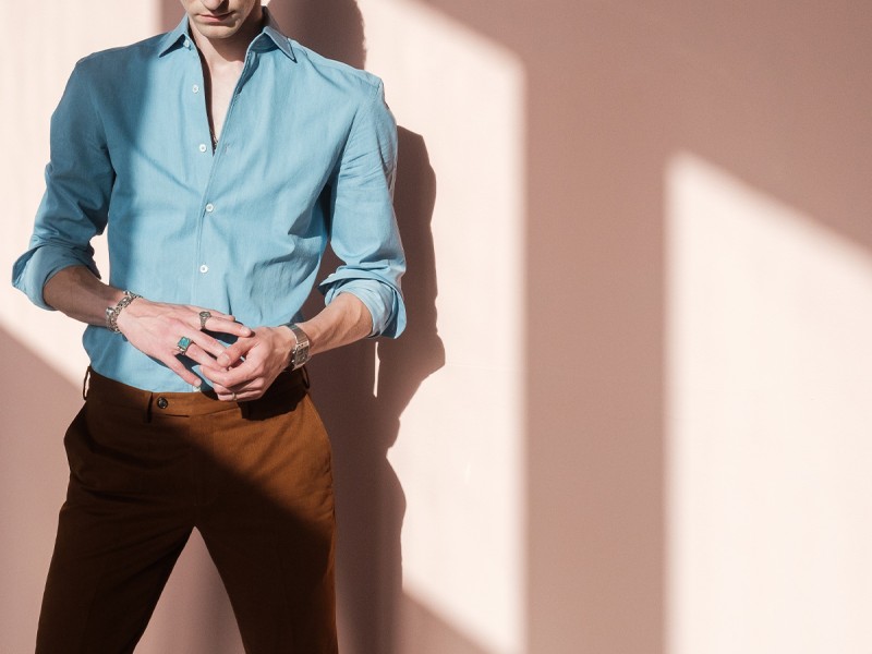 Bespoke Men's Shirt: Handcrafted in Italy, in Bucharest