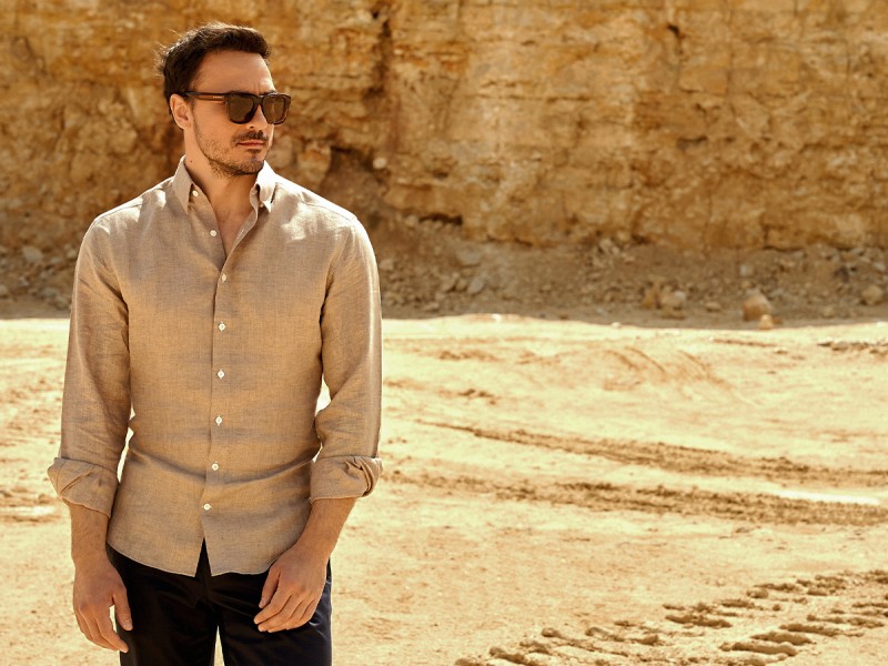 Bespoke Men's Shirt: Handcrafted in Italy, in Bucharest