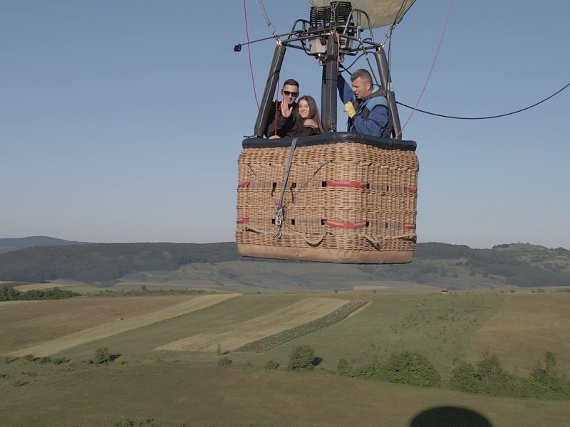 Discover the scenery from above: Hot air balloon ride in Harghita
