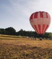 Hot Air Balloon flying through the clouds - a memorable experience