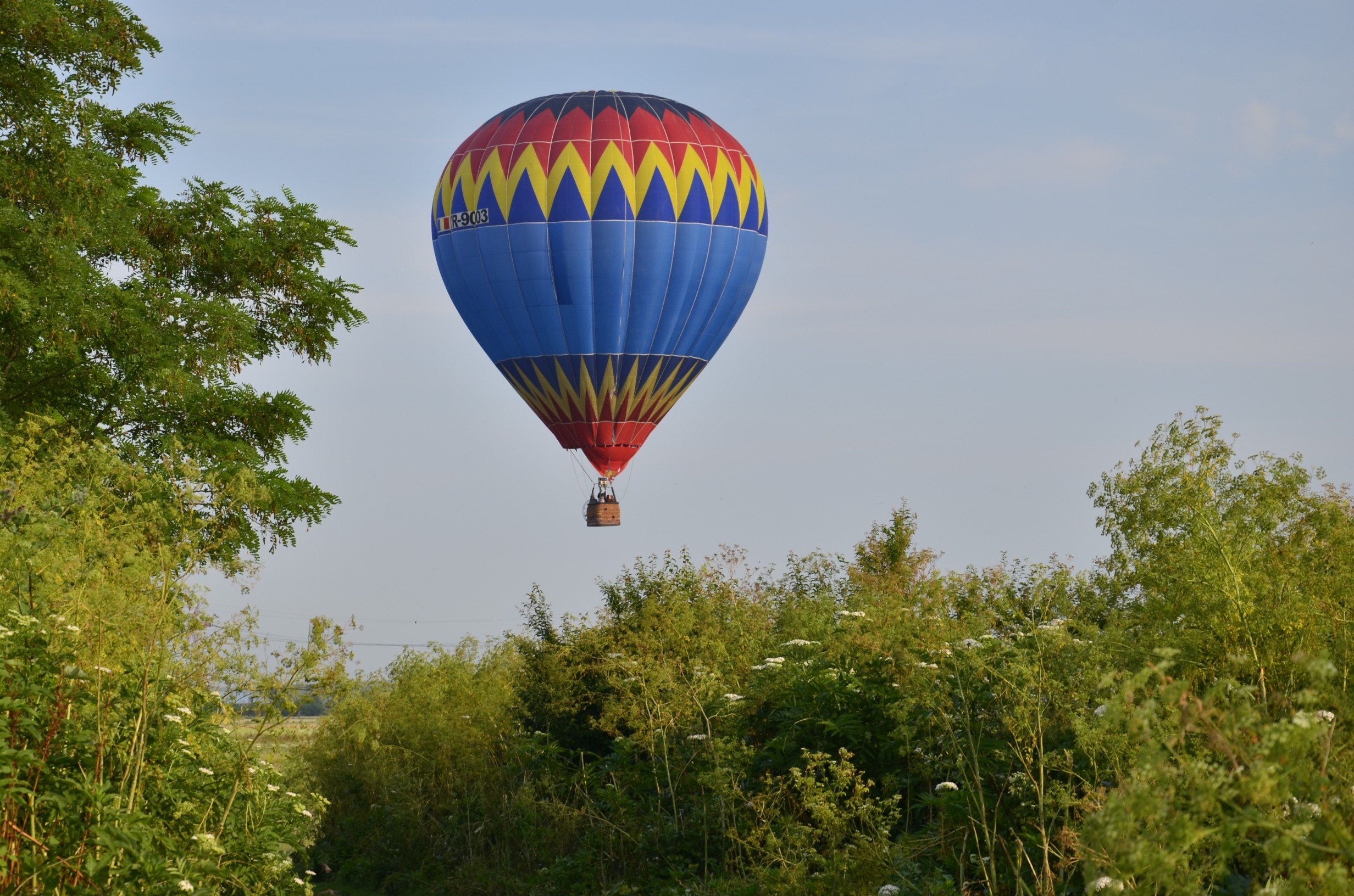 Zbor cu balonul cu aer cald si transport inclus in Bucuresti