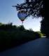 Hot air balloon flight and private transportation