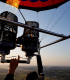 Hot air balloon flight and private transportation