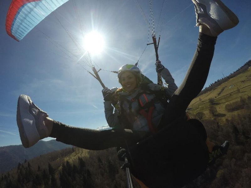 An unforgettable experience - the tandem paragliding flight to Brasov