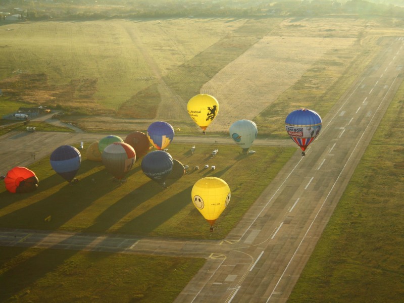 Experience the hot air balloon flight near Bucharest