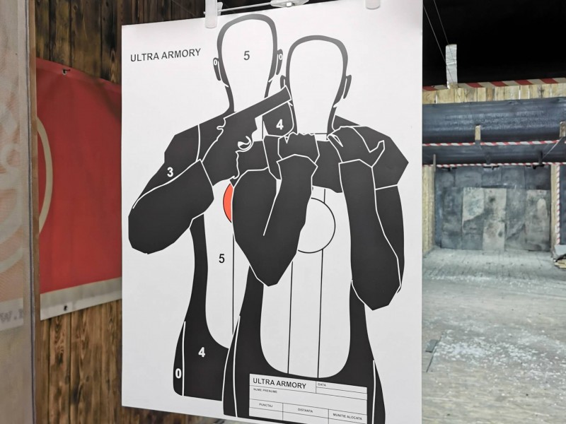 Test your courage and agility at a private shooting range in Brasov