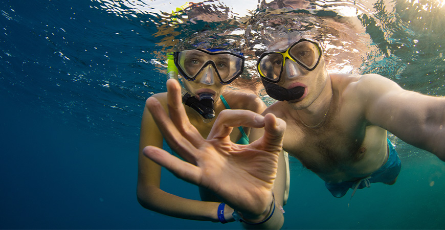 Ce este snorkeling - Echipament, Masca, Ochelari Snorkeling 