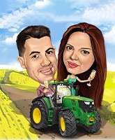 Self portrait & caricature