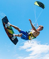 Kite surfing